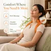 XUGA HM030 Orange Neck Massager – 4D Kneading, 3 Modes, USB Rechargeable 2000mAh, 10W 5V, Body Care for Shoulder & Neck