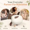 XUGA HM030 Brown Neck Massager – 4D Kneading, 3 Modes, USB Rechargeable 2000mAh, 10W 5V, Body Care for Shoulder & Neck