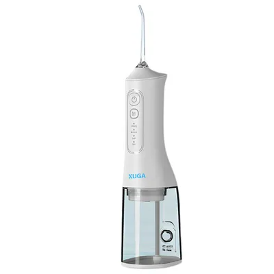 Xuga Aqura L6W Handheld Water Flosser – 300ml Tank, 3 Pressure Levels, 1500mAh Battery, IPX65 Waterproof, Type-C Charging – Portable Dental Irrigator for Home & Travel