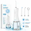 Xuga Aqura L6W Handheld Water Flosser – 300ml Tank, 3 Pressure Levels, 1500mAh Battery, IPX65 Waterproof, Type-C Charging – Portable Dental Irrigator for Home & Travel