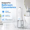 Xuga Aqura L6W Handheld Water Flosser – 300ml Tank, 3 Pressure Levels, 1500mAh Battery, IPX65 Waterproof, Type-C Charging – Portable Dental Irrigator for Home & Travel