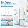 Xuga Aqura L6W Handheld Water Flosser – 300ml Tank, 3 Pressure Levels, 1500mAh Battery, IPX65 Waterproof, Type-C Charging – Portable Dental Irrigator for Home & Travel