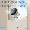 Xuga Zuvo F21 Air Cooling Fan – 6-Blade Portable Fan with LED Light, 3 Speed Levels, 2000mAh Battery, Type-C Charging – Ideal for Hotel, Outdoor & Household Use