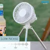 Xuga Zuvo F21 Air Cooling Fan – 6-Blade Portable Fan with LED Light, 3 Speed Levels, 2000mAh Battery, Type-C Charging – Ideal for Hotel, Outdoor & Household Use