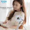 Xuga Zuvo F21 Air Cooling Fan – 6-Blade Portable Fan with LED Light, 3 Speed Levels, 2000mAh Battery, Type-C Charging – Ideal for Hotel, Outdoor & Household Use