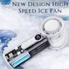 Xuga RIZZ X05-W Handheld Air Cooling Fan, 6000mAh Rechargeable Portable Fan with 100 Adjustable Wind Speeds, 6-Blade Design, 3-6H Working Time, Type-C Charging, Quiet Personal Fan for Travel, Office, Outdoor