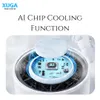 Xuga RIZZ X05-W Handheld Air Cooling Fan, 6000mAh Rechargeable Portable Fan with 100 Adjustable Wind Speeds, 6-Blade Design, 3-6H Working Time, Type-C Charging, Quiet Personal Fan for Travel, Office, Outdoor