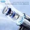 Xuga RIZZ X05-B Handheld Air Cooling Fan, 6000mAh Rechargeable Portable Fan with 100 Adjustable Wind Speeds, 6-Blade Design, 3-6H Working Time, Type-C Charging, Quiet Personal Fan for Travel, Office, Outdoor