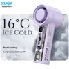 Xuga RIZZ X05-P Handheld Air Cooling Fan, 6000mAh Rechargeable Portable Fan with 100 Adjustable Wind Speeds, 6-Blade Design, 3-6H Working Time, Type-C Charging, Quiet Personal Fan for Travel, Office, Outdoor