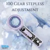 Xuga RIZZ X05-P Handheld Air Cooling Fan, 6000mAh Rechargeable Portable Fan with 100 Adjustable Wind Speeds, 6-Blade Design, 3-6H Working Time, Type-C Charging, Quiet Personal Fan for Travel, Office, Outdoor