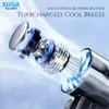 Xuga RIZZ X05-P Handheld Air Cooling Fan, 6000mAh Rechargeable Portable Fan with 100 Adjustable Wind Speeds, 6-Blade Design, 3-6H Working Time, Type-C Charging, Quiet Personal Fan for Travel, Office, Outdoor