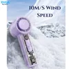 Xuga RIZZ X05-P Handheld Air Cooling Fan, 6000mAh Rechargeable Portable Fan with 100 Adjustable Wind Speeds, 6-Blade Design, 3-6H Working Time, Type-C Charging, Quiet Personal Fan for Travel, Office, Outdoor