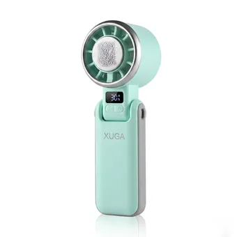 XUGA YOLO-G Handheld Air Cooling Fan – 4000mAh Battery, 5 Speeds, Brushless Motor, 10.5W Power, USB Type-C Charging – Portable Fan for Travel, Office, Outdoor Sports