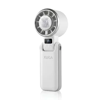 XUGA YOLO-W Handheld Air Cooling Fan – 4000mAh Battery, 5 Speeds, Brushless Motor, 10.5W Power, USB Type-C Charging – Portable Fan for Travel, Office, Outdoor Sports