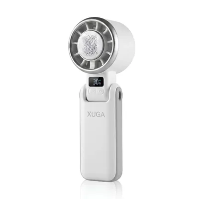 XUGA YOLO-W Handheld Air Cooling Fan – 4000mAh Battery, 5 Speeds, Brushless Motor, 10.5W Power, USB Type-C Charging – Portable Fan for Travel, Office, Outdoor Sports