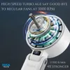 XUGA YOLO-W Handheld Air Cooling Fan – 4000mAh Battery, 5 Speeds, Brushless Motor, 10.5W Power, USB Type-C Charging – Portable Fan for Travel, Office, Outdoor Sports