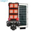 Cybernautt X19L 4G Solar PTZ StreetLight Camera – 6MP Triple Lens, 18000mAh, 355° Pan & 90° Tilt | Off-Grid Security Solution | All 3 Lens Controlled Through App