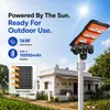 Cybernautt X19L 4G Solar PTZ StreetLight Camera – 6MP Triple Lens, 18000mAh, 355° Pan & 90° Tilt | Off-Grid Security Solution | All 3 Lens Controlled Through App