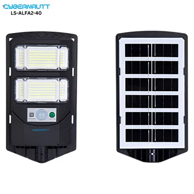 Cybernautt LS-ALFA2-40 40w Solar Street Light – 1500mAh Battery, 6000K Daylight, IP54 Waterproof, 450lm/W Efficiency, 50,000H Lifespan