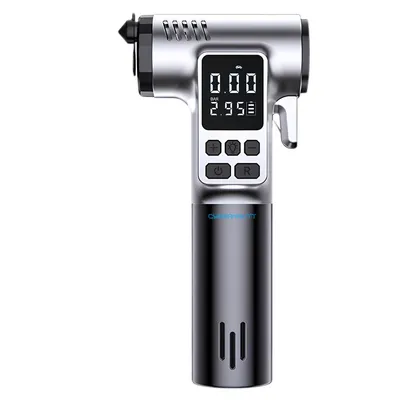 Cybernautt Y400 Digital Tire Inflator – 150Psi Dual Cylinder, 4000mAh Cordless Air Pump for Car, Motorcycle, Bike & Ball