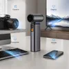 Xuga Y500 Air Duster & Vacuum Cleaner – 130,000 RPM Turbo Jet Fan, 5000Pa Suction, 8000mAh Battery – Stepless Speed Control for PC, Camera, TV, Phone