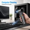 Xuga Y500 Air Duster & Vacuum Cleaner – 130,000 RPM Turbo Jet Fan, 5000Pa Suction, 8000mAh Battery – Stepless Speed Control for PC, Camera, TV, Phone