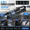 Cybernautt Y600-G 4-in-1 Portable Vacuum & Air Duster – 8KPa Suction, 6000mAh Battery, Stepless Speed Control