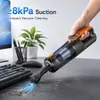 Xuga Y600-O 4-in-1 Portable Vacuum & Air Duster – 8KPa Suction, 6000mAh Battery, Stepless Speed Control