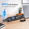 Xuga Y600-O 4-in-1 Portable Vacuum & Air Duster – 8KPa Suction, 6000mAh Battery, Stepless Speed Control