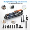 Xuga Y600-O 4-in-1 Portable Vacuum & Air Duster – 8KPa Suction, 6000mAh Battery, Stepless Speed Control