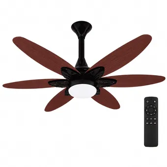 XUGA Velor F11P 1200mm Premium BLDC Ceiling Fan with Remote Control, Oakwood Finish, Sweep: 1200 mm , Copper Motor , 5 Years Warranty