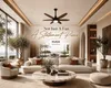 XUGA Velor F11P 1200mm Premium BLDC Ceiling Fan with Remote Control, Oakwood Finish, Sweep: 1200 mm , Copper Motor , 5 Years Warranty