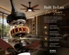 XUGA Velor F11P 1200mm Premium BLDC Ceiling Fan with Remote Control, Oakwood Finish, Sweep: 1200 mm , Copper Motor , 5 Years Warranty