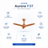 XUGA Aurora F3T 1200mm Premium BLDC Ceiling Fan with Remote Control, Teakwood Finish, Sweep: 1200 mm , Copper Motor , 5 Years Warranty