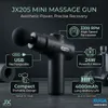 Xuga JX205-B Mini Massage Gun – 1400mAh Long-Lasting Battery, 24W Powerful Motor, 8.4V, 3300 RPM Max, 5V-2A USB Charging – Deep Tissue Handheld Percussion Massager