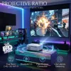 Cybernautt PJ020 Pro Series Projector – Native 1080P, 350 ANSI Lumens, Android 11, WiFi 6, Short Throw, Portable Pocket Cinema