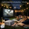 Cybernautt PJ020 Pro Series Projector – Native 1080P, 350 ANSI Lumens, Android 11, WiFi 6, Short Throw, Portable Pocket Cinema