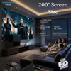 Cybernautt PJ020 Pro Series Projector – Native 1080P, 350 ANSI Lumens, Android 11, WiFi 6, Short Throw, Portable Pocket Cinema