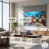 Cybernautt PJ020 Pro Series Projector – Native 1080P, 350 ANSI Lumens, Android 11, WiFi 6, Short Throw, Portable Pocket Cinema