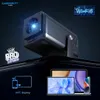 Cybernautt PJ021 pro series 12000 ANSI Lumens Projector, Full HD 1080p Supports 4K, Auto Focus & Screen Alignment, Android 13.0, WiFi6, BT5, Short Throw Pocketable Home Theater Projector