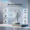 Cybernautt Fan AeroAce Series 1101F 60W Rechargeable Stand Fan – 3-Speed Table Fan with 4-6 Hrs Battery Life, Wired/Battery Powered, 65dB Quiet Operation for Home, Workshop, Garage, Outdoor & Camping