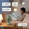 Xuga Luma Akma Series 5W Battery Operated Air Cooling Fan – 3 Speeds, 2200mAh, 35–39 dB – Portable for Hotel, Outdoor & Household Use