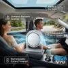 Xuga VYB Akma Series – 3.5W Bladeless Fan | 2000 mAh Rechargeable Battery | Ultra-Quiet 29 dB | 3-Speed Portable Fan for Car, Home, Outdoor & Hotel