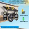 Cybernautt X18H 4G Triple Lens Dual Solar Security Camera All 3 Mobile controlled Lens – 18MP Pan-Tilt 355° with 12000mAh Battery, H.265+, Two-Way Audio, Motion Alert, SD/Cloud Storage, Ideal for Remote Areas