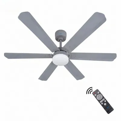XUGA Zephyr F1G 32W 5 Star 320rpm Copper Motor Grey BLDC 6 Blade Ceiling Fan with Remote & Copper Motor, Sweep: 1200 mm | 5 years Warranty