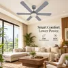 XUGA Zephyr F1G 32W 5 Star 320rpm Copper Motor Grey BLDC 6 Blade Ceiling Fan with Remote & Copper Motor, Sweep: 1200 mm | 5 years Warranty