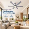 XUGA Zephyr F1G 32W 5 Star 320rpm Copper Motor Grey BLDC 6 Blade Ceiling Fan with Remote & Copper Motor, Sweep: 1200 mm | 5 years Warranty