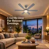 XUGA Zephyr F1G 32W 5 Star 320rpm Copper Motor Grey BLDC 6 Blade Ceiling Fan with Remote & Copper Motor, Sweep: 1200 mm | 5 years Warranty