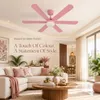 XUGA Zephyr F1L 32W 5 Star 320rpm Copper Motor Pink BLDC 6 Blade Ceiling Fan with Remote & Copper Motor, Sweep: 1200 mm | 5 years Warranty