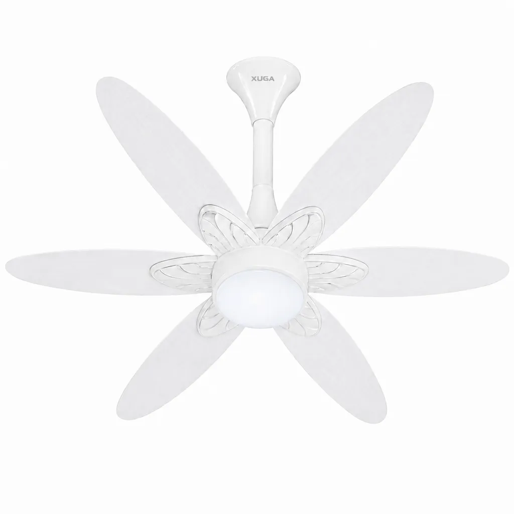 XUGA Velor F11A BLDC Ceiling Fan for Home | 1200mm Sweep | 320 RPM High Speed | 210 CMM Air Delivery | Remote Control with 6+Boost Speeds | 32W Energy Saving Motor | Silent Operation | 5 Year Warranty | White
